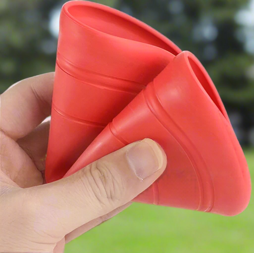 Disque pour chien - FlyDog™ - Rouge - Chien shop